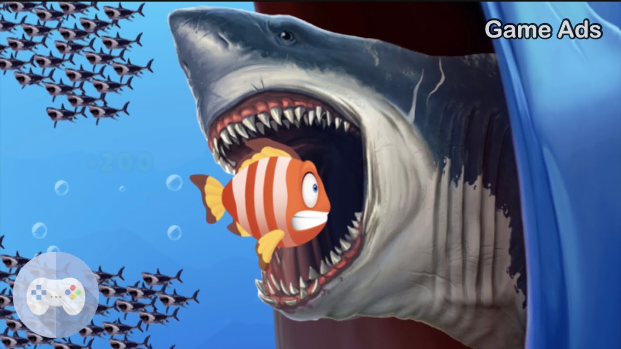 Обзор мини-игр Fishdom Ads, часть 23. Новые уровни обновления: Маленькая Рыбка против Блупа
