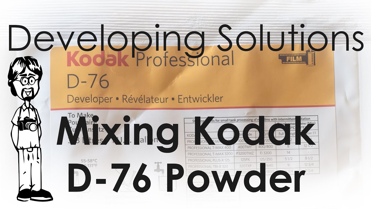 Mixing Kodak D-76 Powder into Stock Solution | Developing Solutions