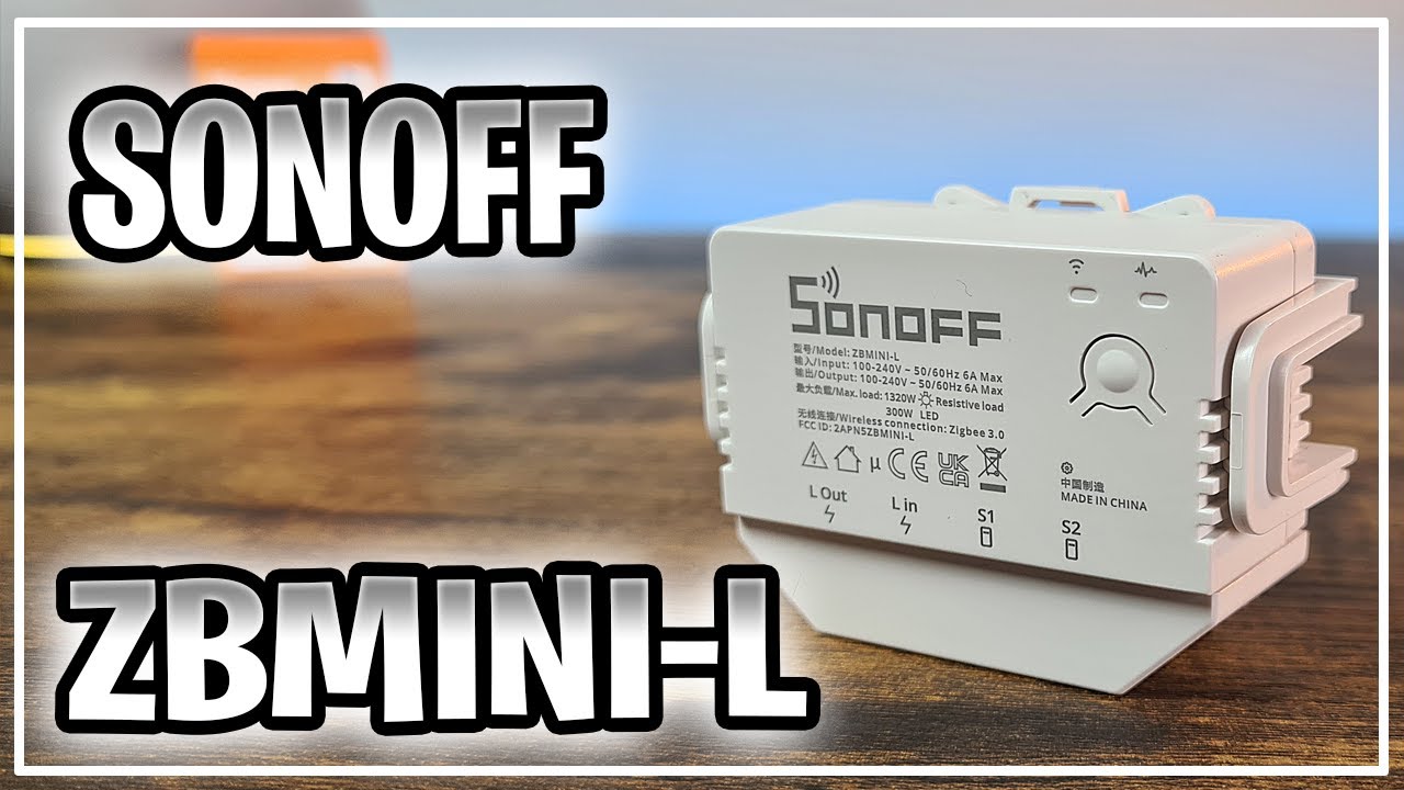 🔴SONOFF MINI ZBMINI-L - Relé Zigbee SIN NEUTRO - ALEXA y Google Home