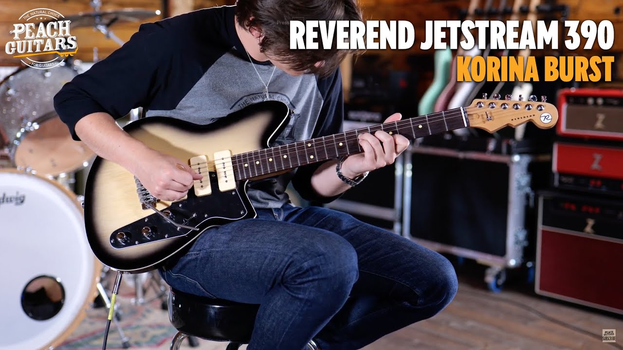 No Talking...Just Tones | Reverend Jetstream 390 - Korina Burst