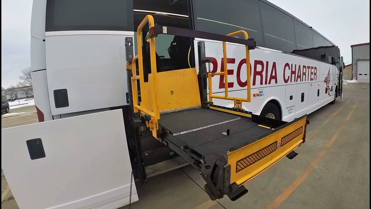 2024 Van Hool CX45 Wheelchair Lift Operation