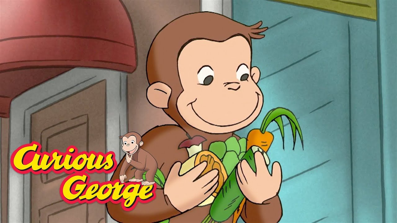 Goerge's Plant Food! 🐵 Curious George 🐵 Kids Cartoon 🐵 Kids Movies