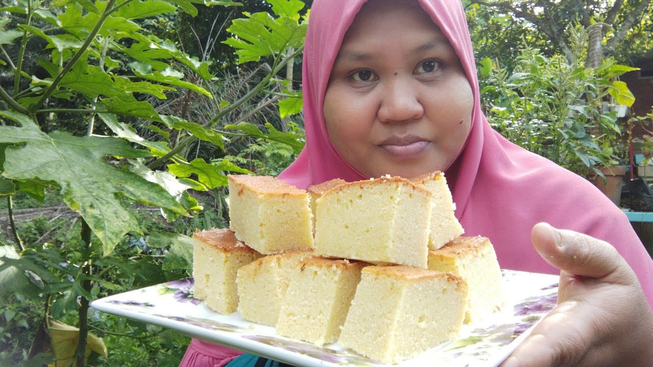 resepi Thai butter kek mudah by kak nur@ tip cara bakar kek
