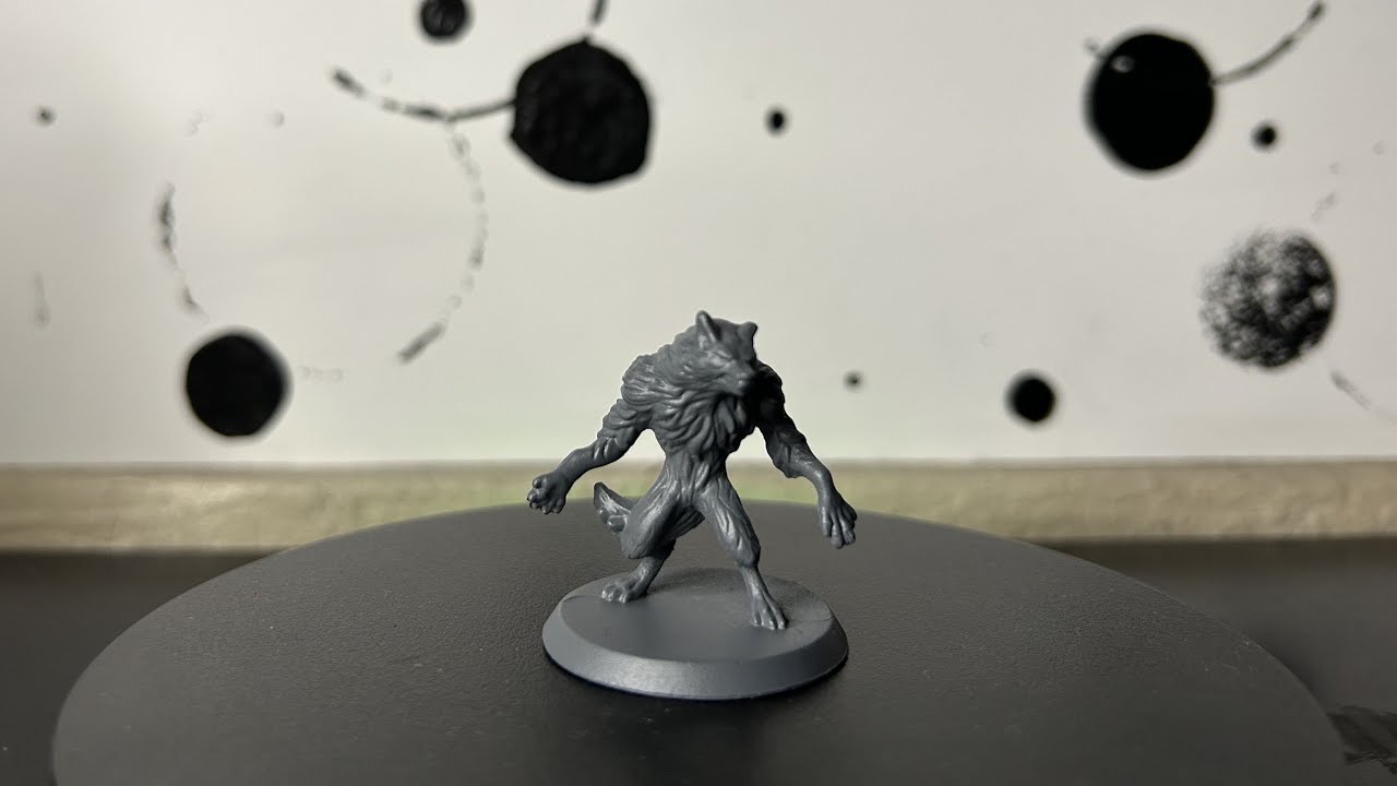 Robot Werewolf - mini painting timelapse