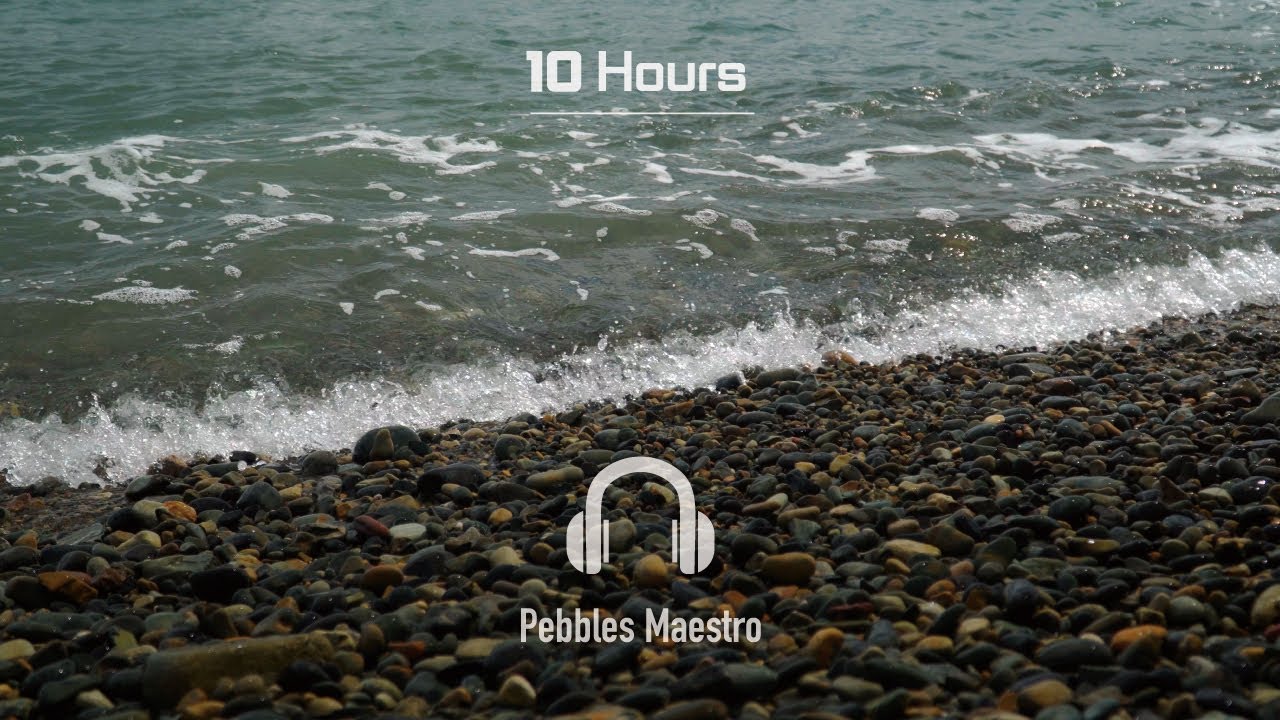 🎧 [10시간] 🌊 고요한 몽돌 해변의 파도소리 | 10시간 자연 ASMR | 수면 &middot; 명상 &middot; 힐링 배경음