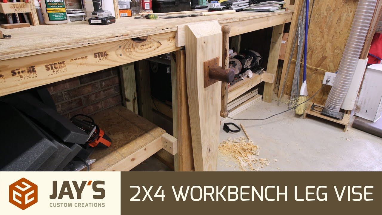 Installing a Leg Vise on a Workbench - 253