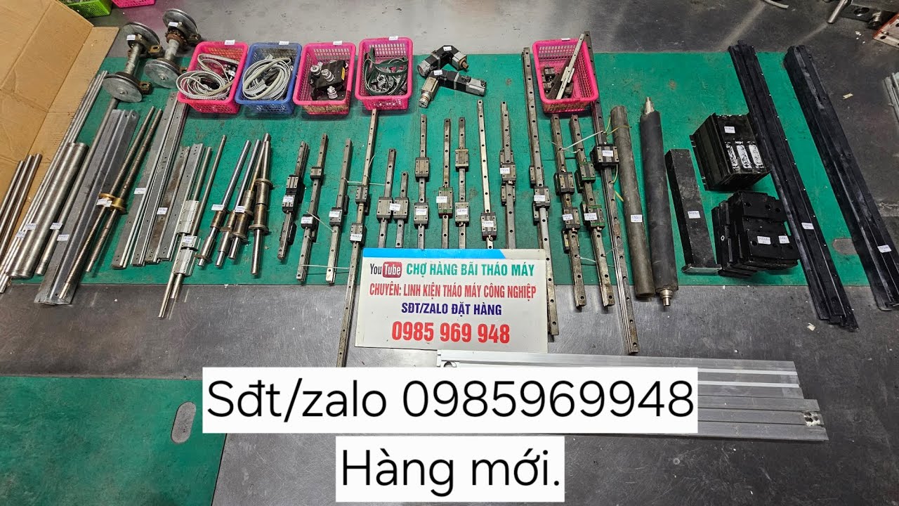 (3/2) Đồ CNC thanh lí trục inox, bi tròn, ray, buli,.. các loại cho các bác chế cháo. Sđt0985969948