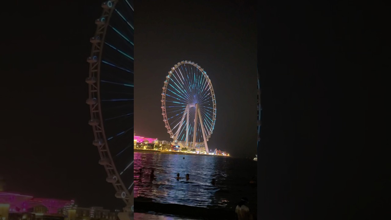 JBR Walk and Jumeirah Beach Dubai I JBR Walk Evening