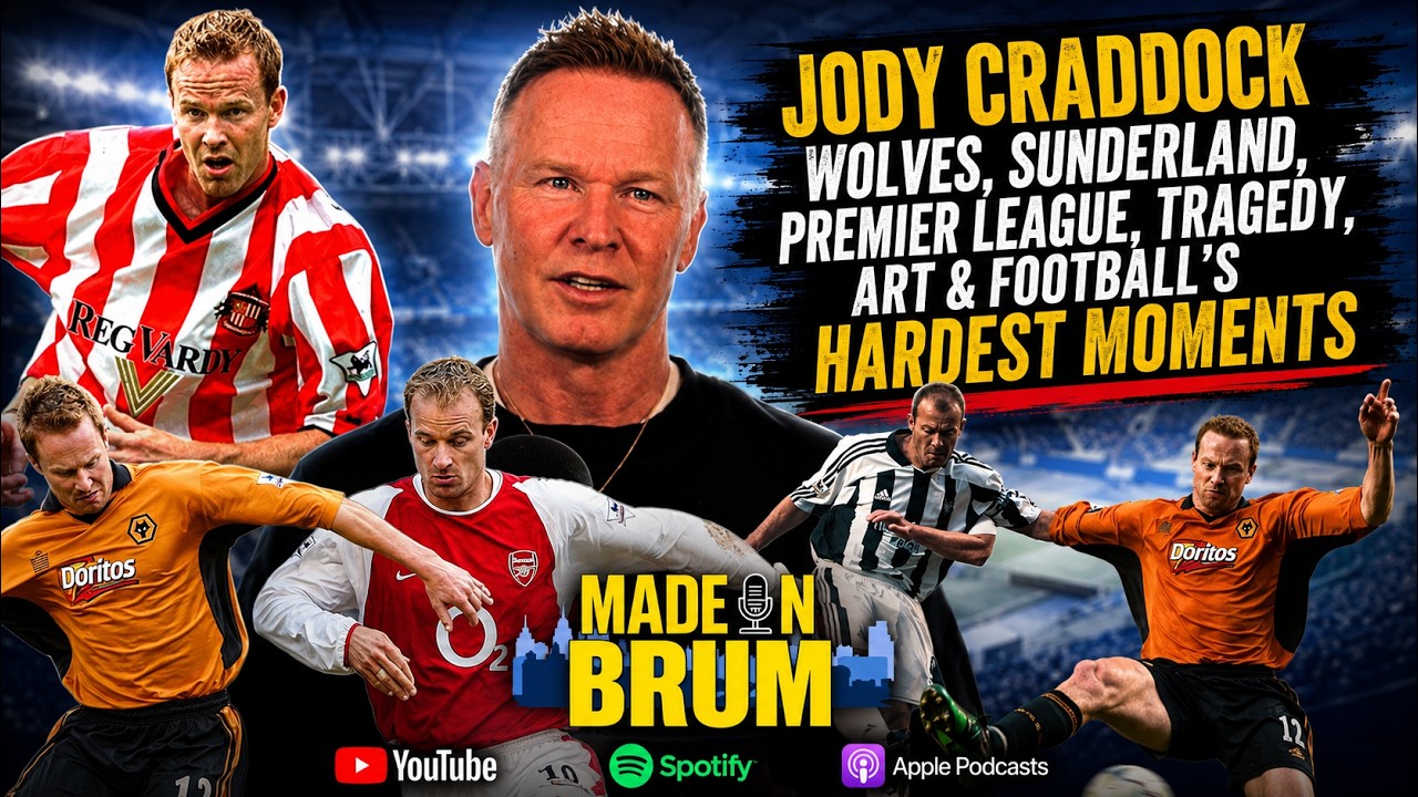 JODY CRADDOCK: Wolves, Sunderland, Premier League, Tragedy, Art & Football&rsquo;s Hardest Moments