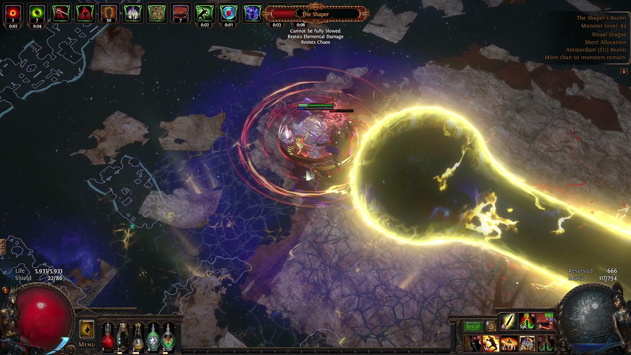 PoE 3.13 - 54M DPS Cylcone Slayer - The Shaper