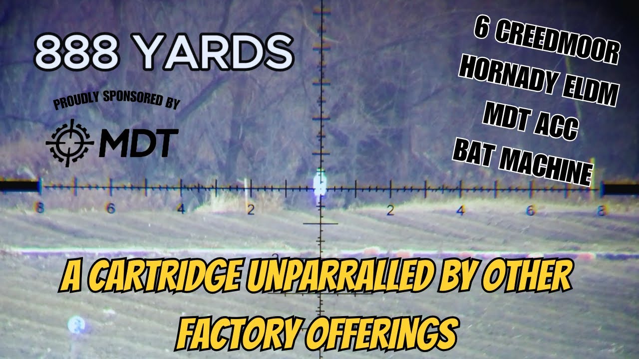 6 creedmoor: A showcase of its performance from 100 to 1000 yards