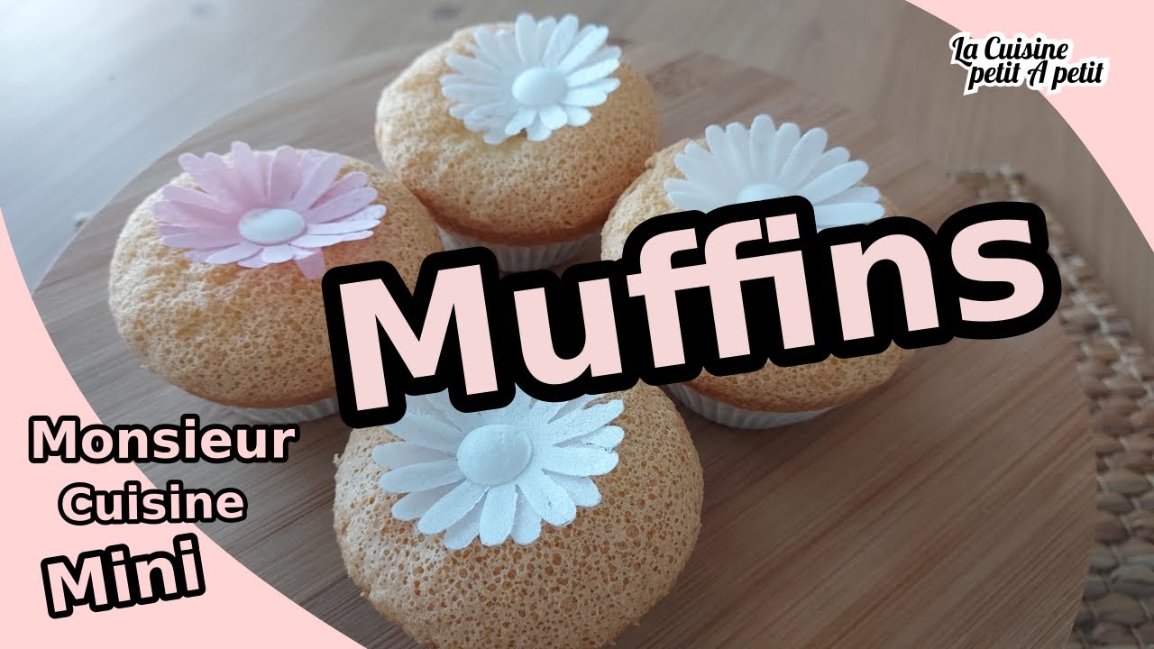 MA FILLE CUISINE AVEC LE MONSIEUR CUISINE MINI 🧁🧁🧁 | MUFFINS AUX PEPITES DE CHOCOLAT