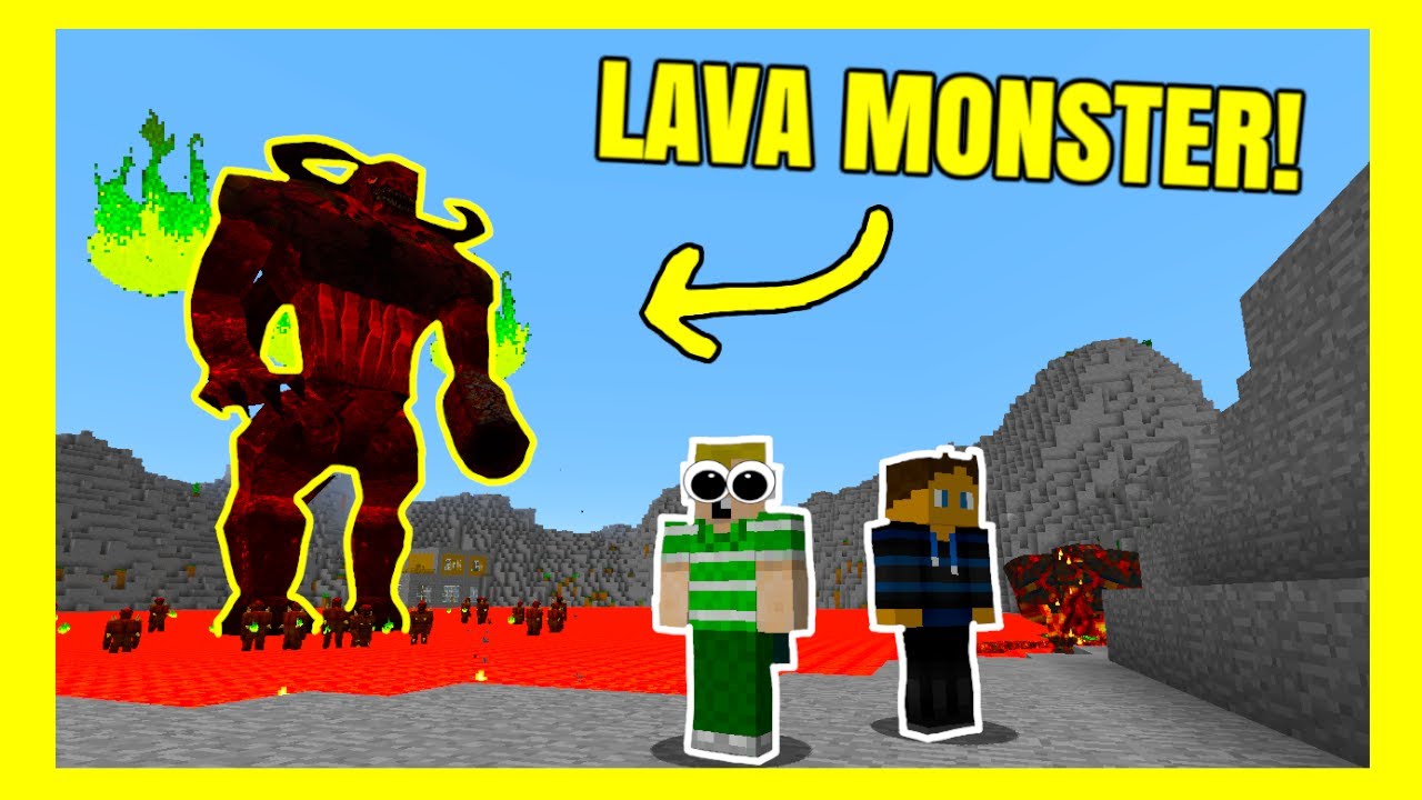 🤬K&AElig;MPE LAVA MONSTER ANGRIBER!!🤬 - Dansk Minecraft Titanic #12