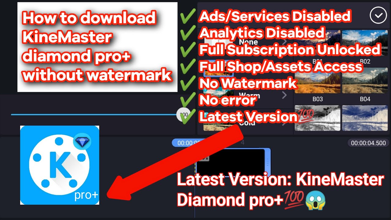How to Download KineMaster Diamond pro+ | 2021 Latest Version