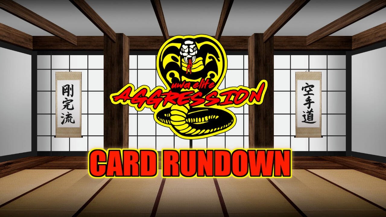 UWA Elite Aggression 2025 - Card Rundown