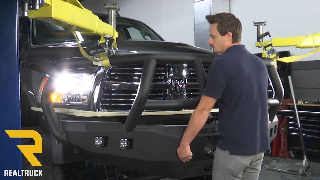 How to Install Road Armor Stealth Titan II Guard Front Bumper on a 2017 Dodge Ram 2500
