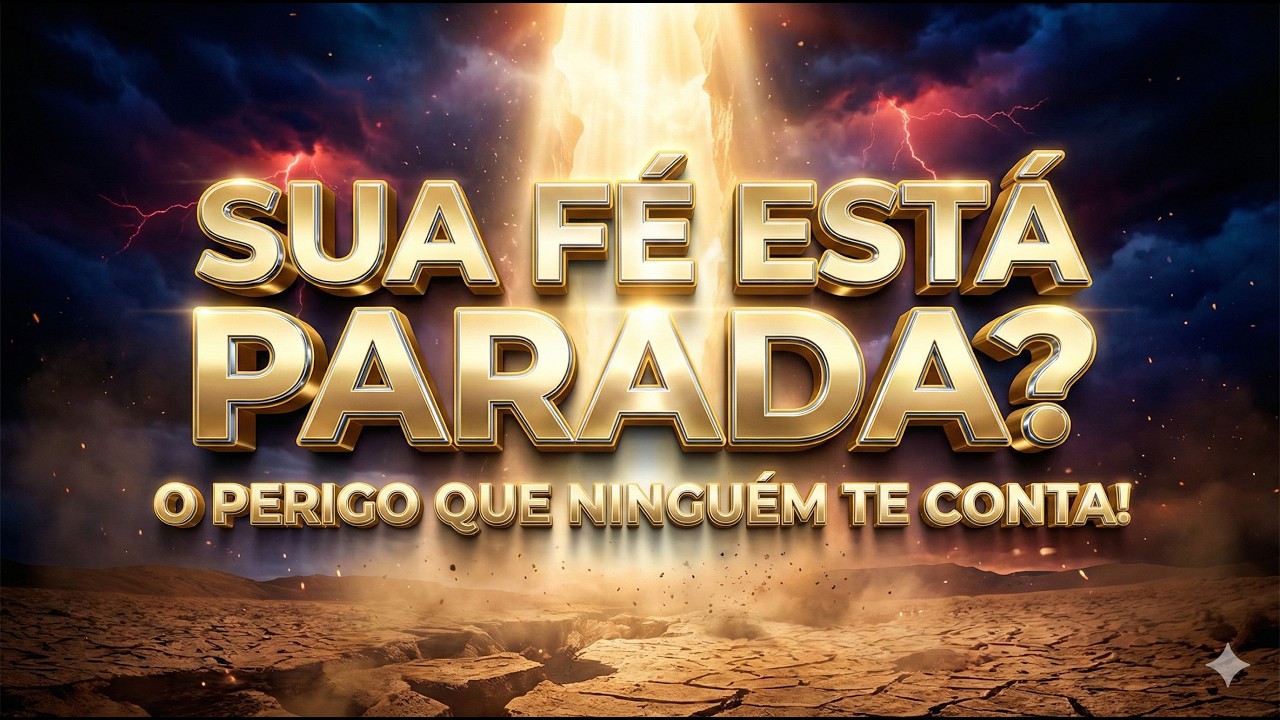 SUA FÉ ESTÁ PARADA? O PERIGO QUE NINGUÉM TE CONTA!