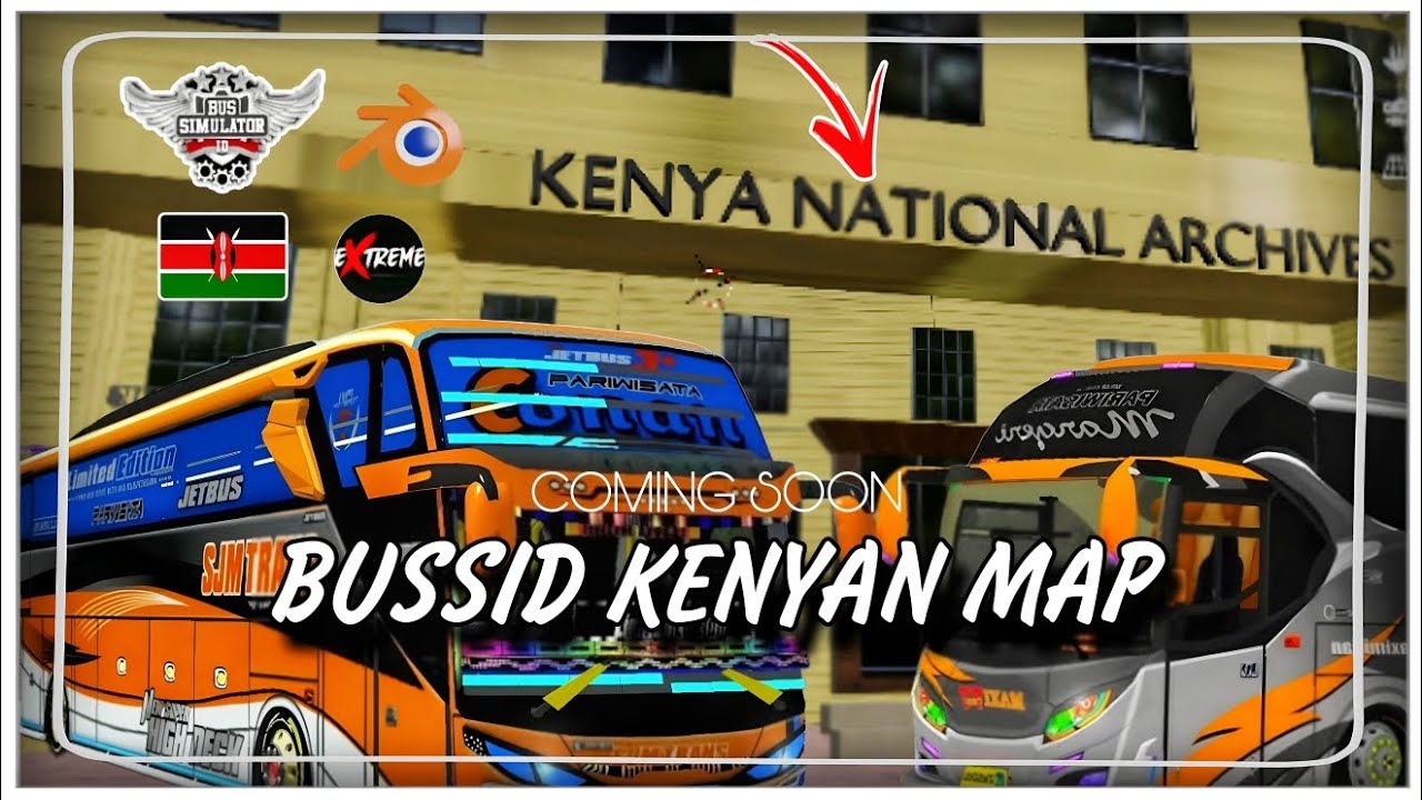 Part 2...Bussid Kenyan Map📌Added New Features & Props
