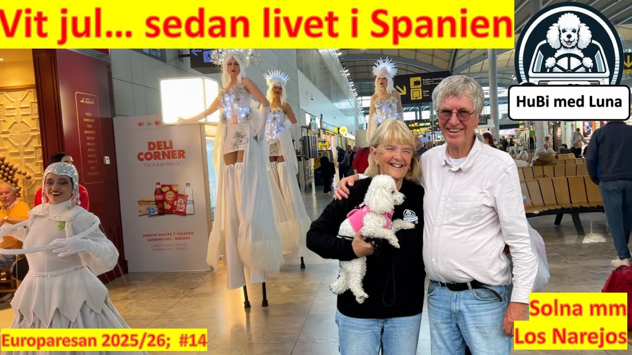 Europaresan 2025/26; # 14:  Vit jul… sedan livet i Spanien