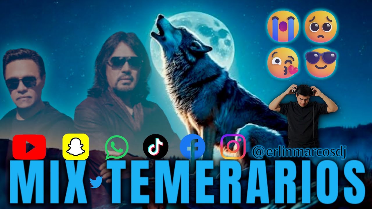 🔥MIX TEMERARIOS 2024🔥 📻 LOS CLASICOS MAS PEGADOS 📻 - DJ ERLIN MARCOS 🎧🎛🎚