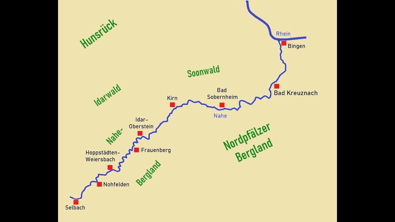 Flußlandschaften -  Die Nahe und das Mittelrheintal
