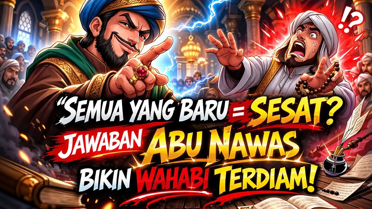 LOGIKA TAJAM‼️ “Semua yang Baru Itu Sesat?” Jawaban Abu Nawas Bikin Geger!
