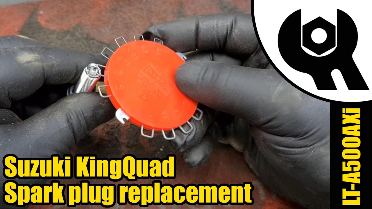 Suzuki Kingquad - spark plug replacement #1875