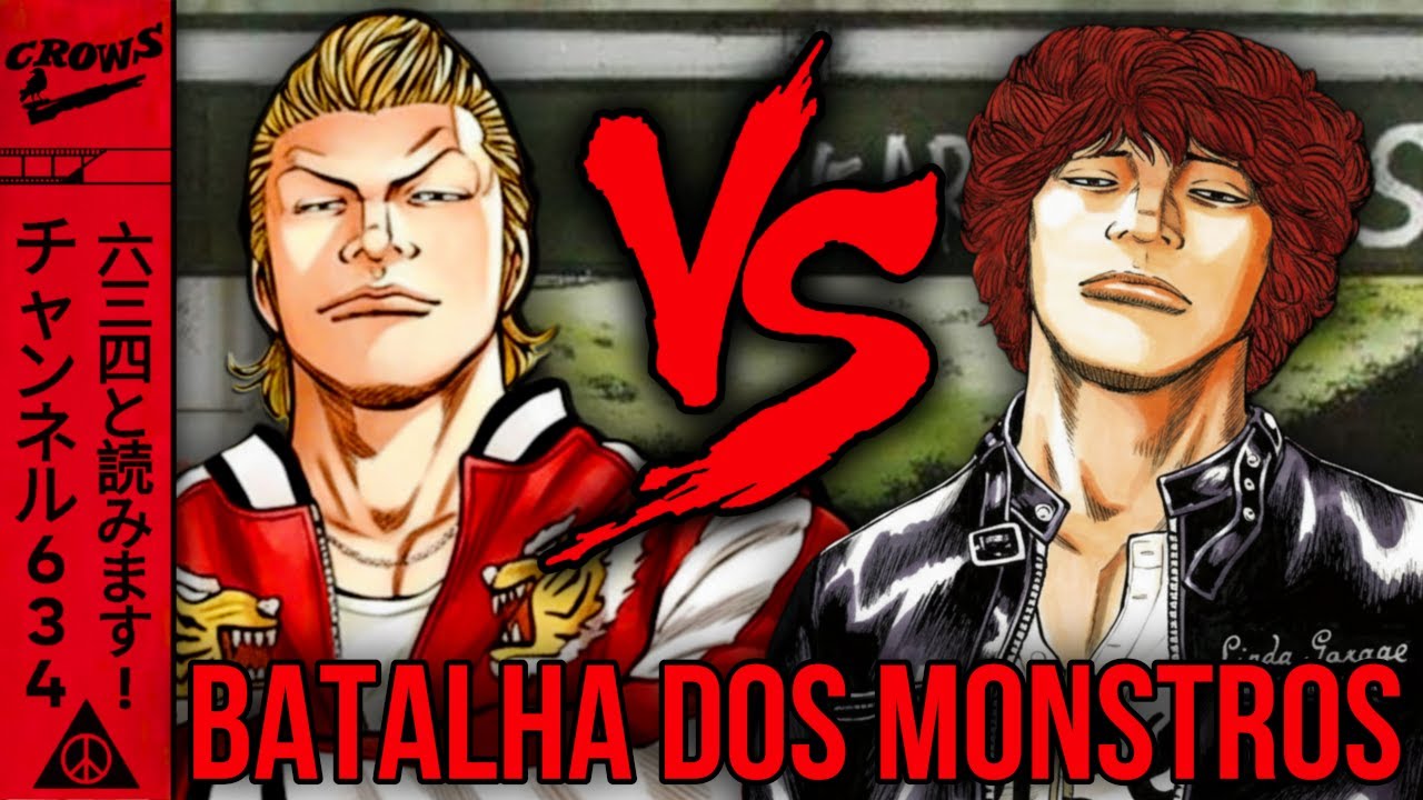 BATALHA LEND&Aacute;RIA! Bouya Harumichi vs Rindaman | Crows Cap. 8 + 9