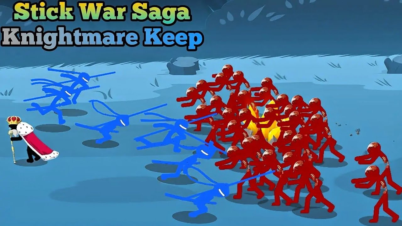 Stick War Saga: Level 18 - Knightmare Keep (Insane Difficulty)