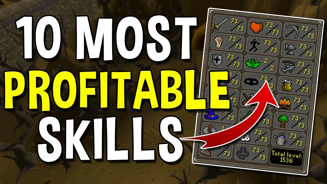 What are 10 Most Profitable Skills in Oldschool Runescape? [OSRS]