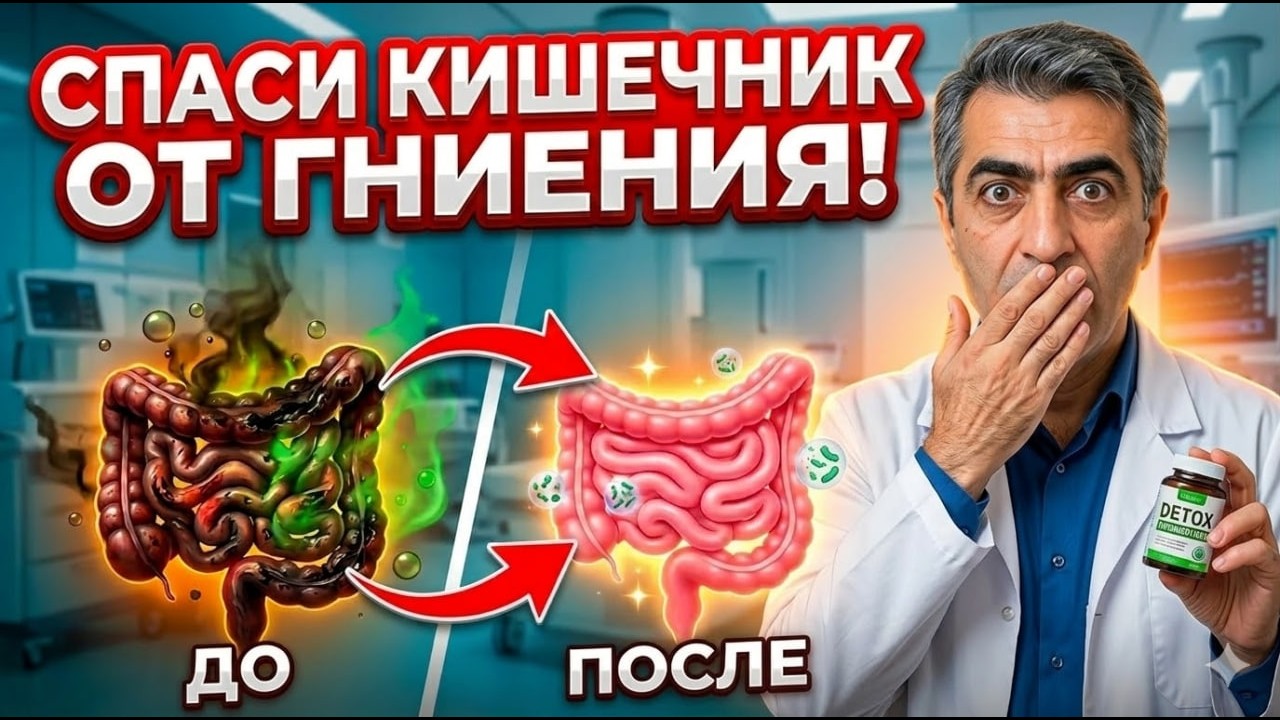 СПАСИ СВОЙ КИШЕЧНИК ОТ ГНИЕНИЯ! ВСЕГО ЗА НЕДЕЛЮ И БЕЗ ТАБЛЕТОК!