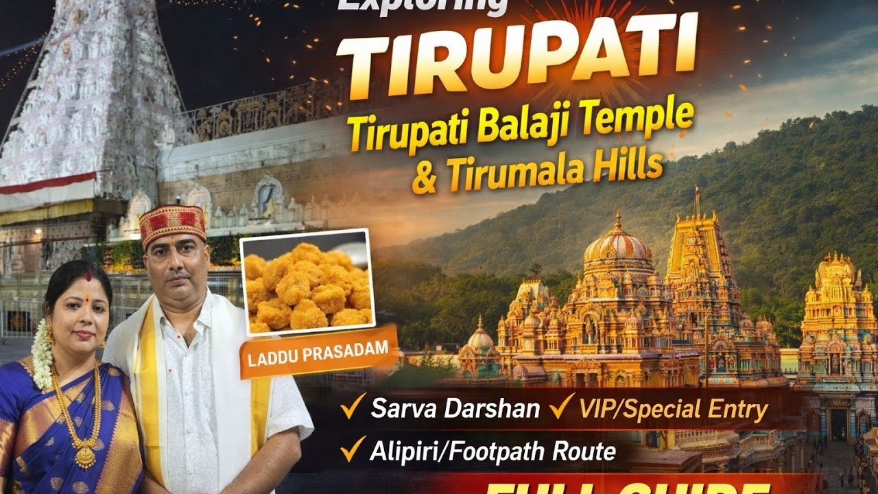 TIRUPATI BALAJI | Tirupati Balaji Temple Darshan | Special Darshan, SSD Token & All Details