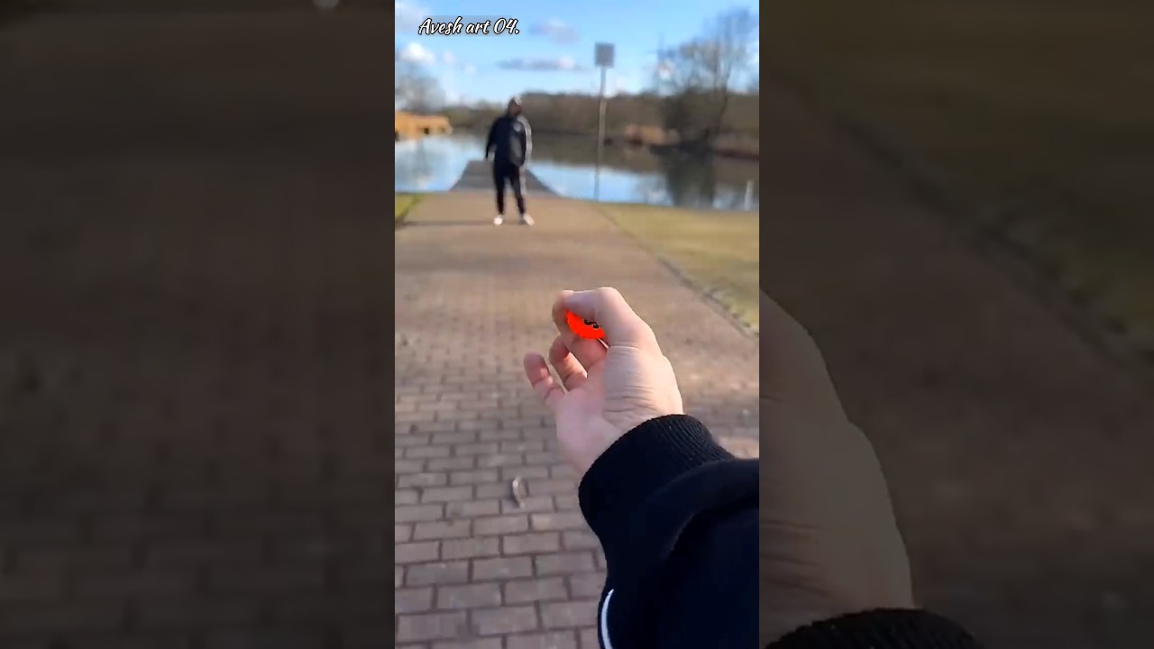 bottle cap trickshot, learn how to throw a bottle cap, easy tricks tutorial,#shorts