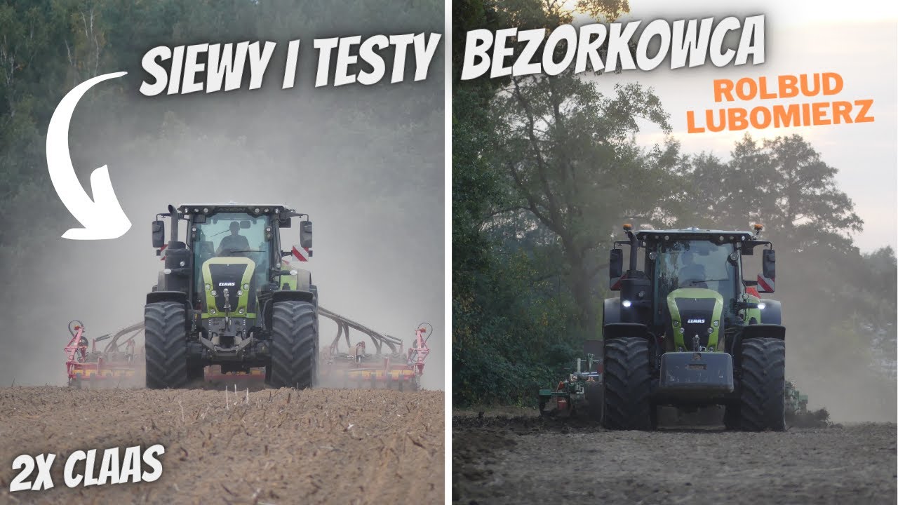 ✔Jesienne prace polowe z Claas'ą?!! - Testy AmazoneCenius 4003-2TX & Siewy 2023✔2xClaas Axion|RolBud