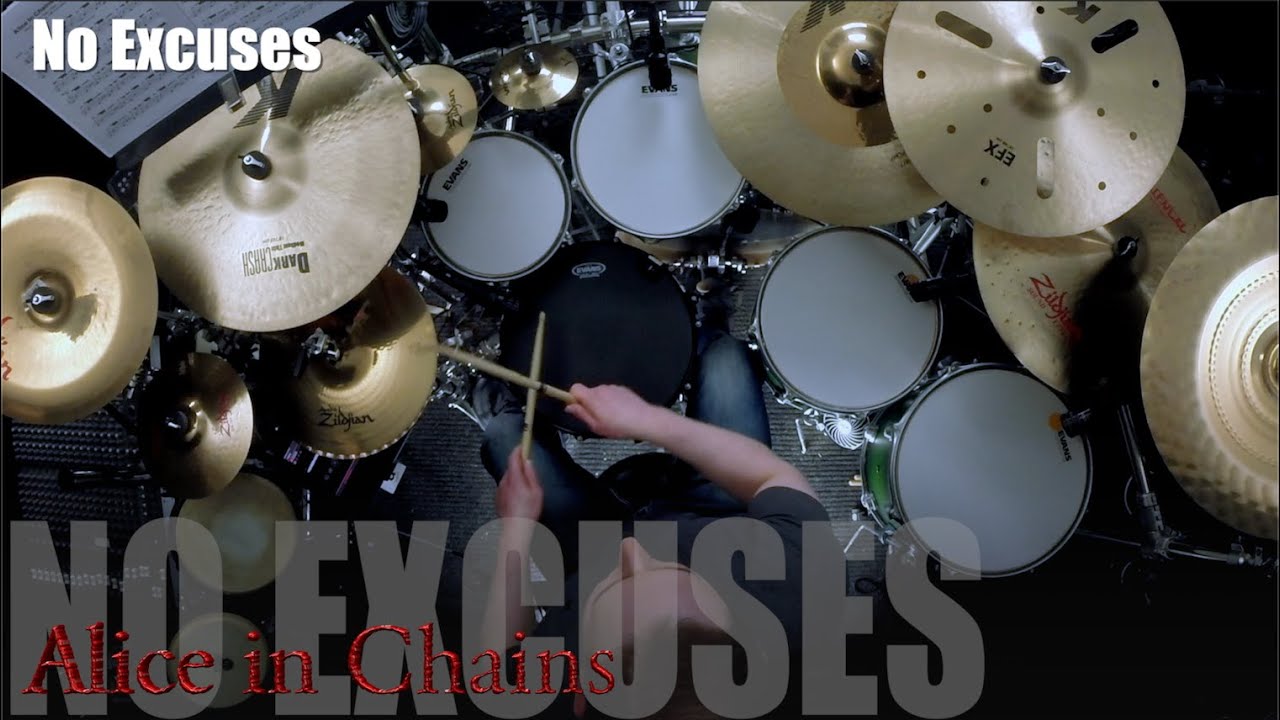 Alice in Chains - No Excuses - Drum Cover