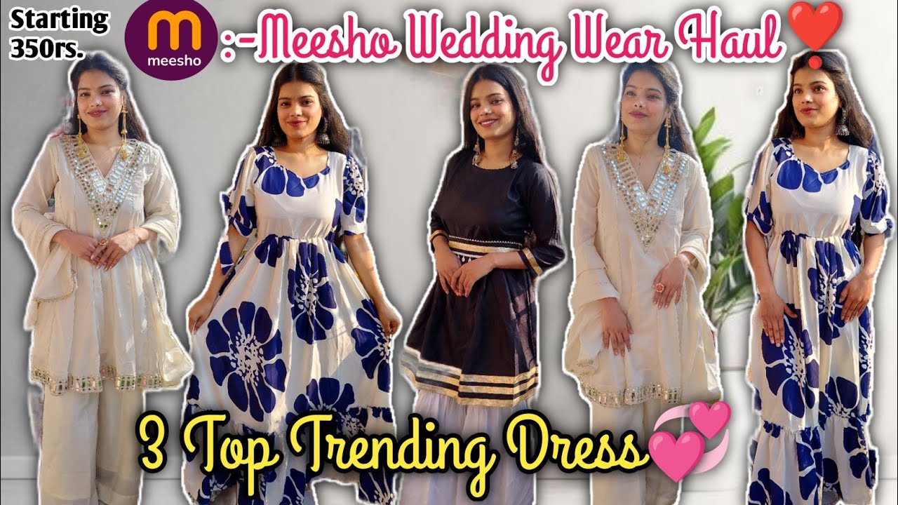 ✨HUGE ✨MESSHO NEW ARRIVED SARARA SET |  SARAEA SET 2026 | MESSHO BEST OFFER DRESS IN 2026 #meesho 