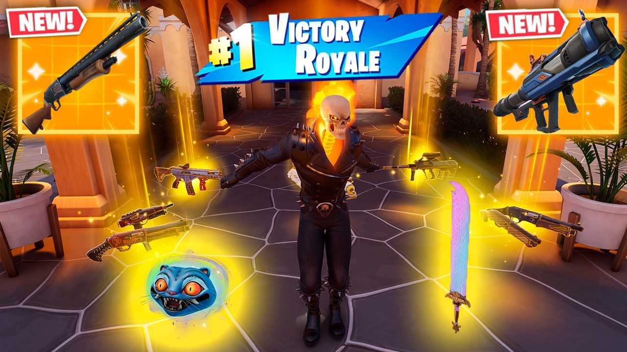 GHOST RIDER vs NEW MYTHIC'S CHALLENGE (NEW!! Fortnite Chapter 7 Season 1)