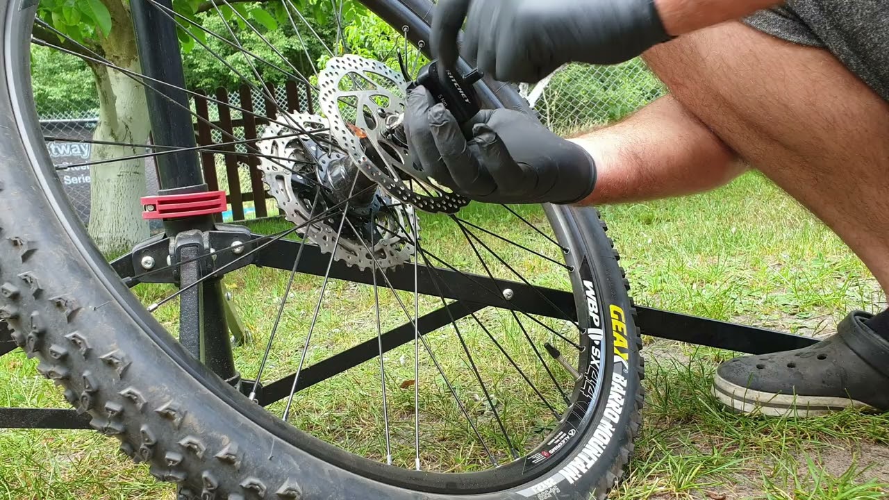Nie oglądać ... znowu wymiana tarczy hamulcowej SHIMANO RT-66