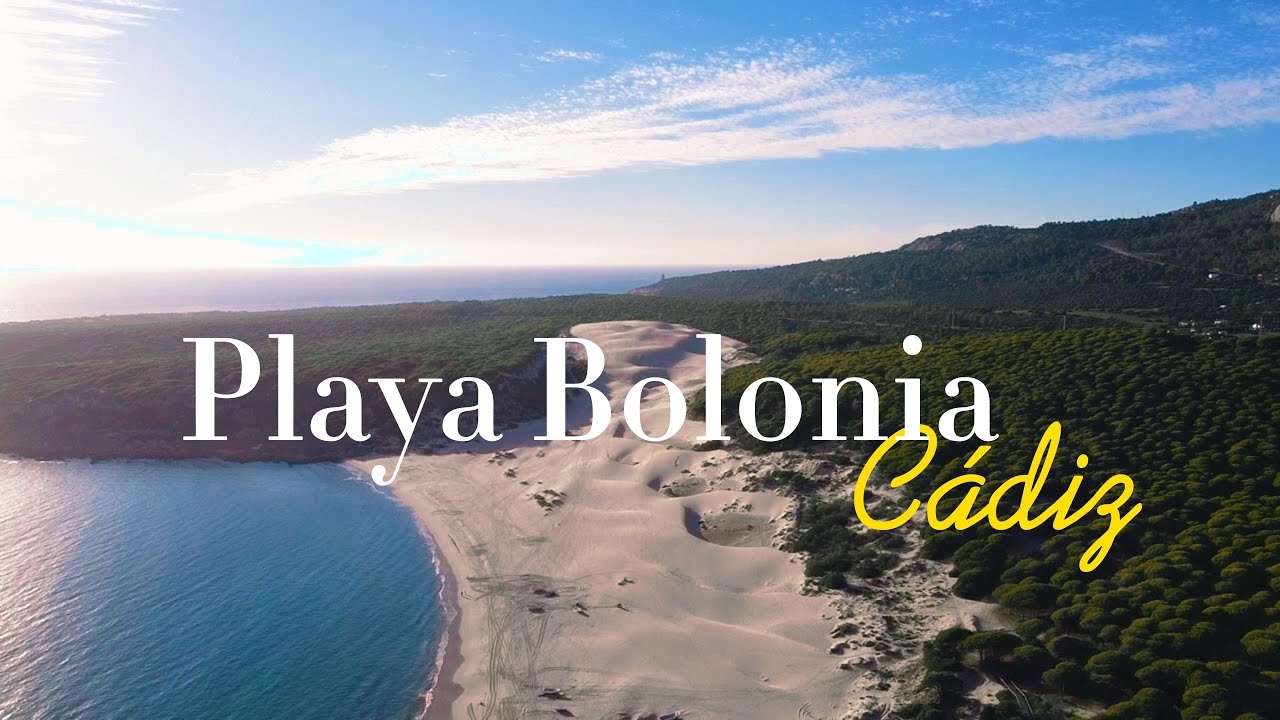 Playa Bolonia (C&aacute;diz) en un minuto, 4K