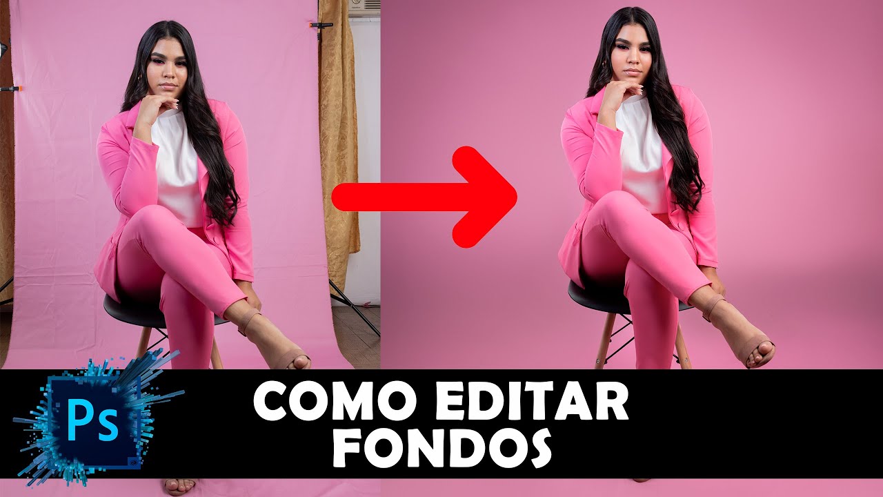 COMO EDITAR Y LIMPIAR EL FONDO DE UNA FOTO EN PHOTOSHOP😱