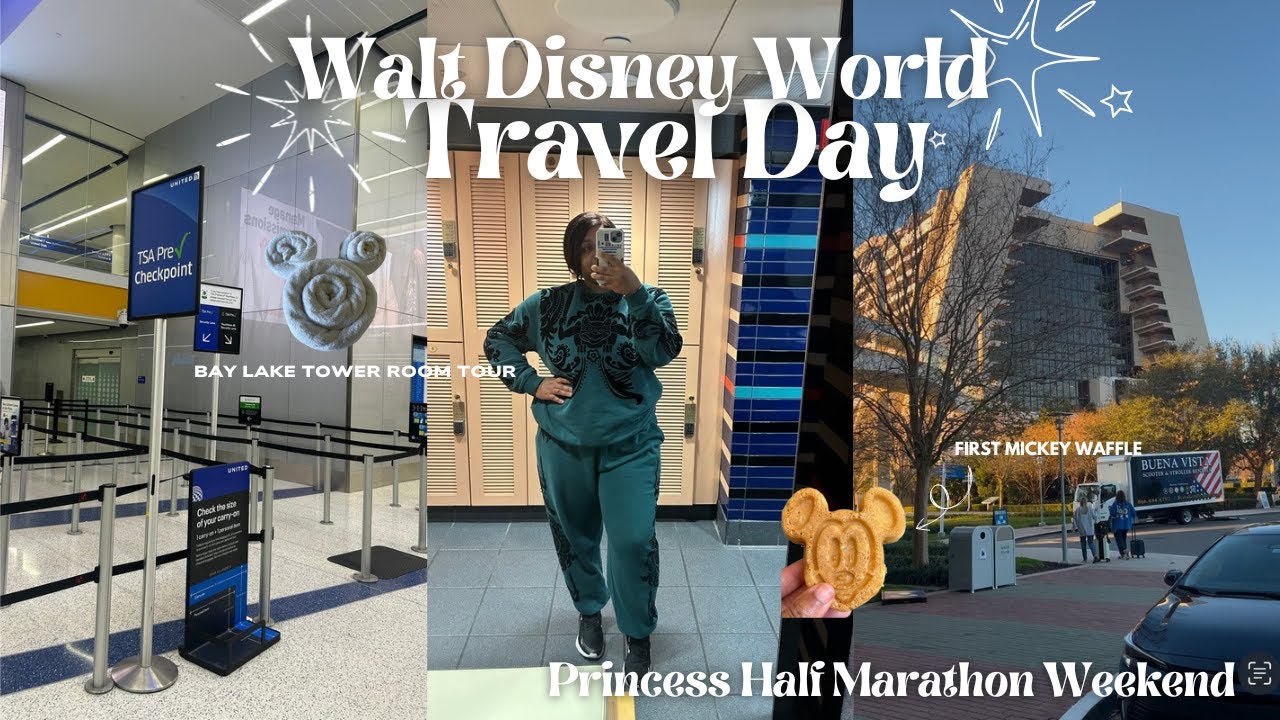 Day 1 | DISNEYWORLD VLOG | Chaotic Travel Day, Checking into Disney's Contemporary's Bay Lake Tower
