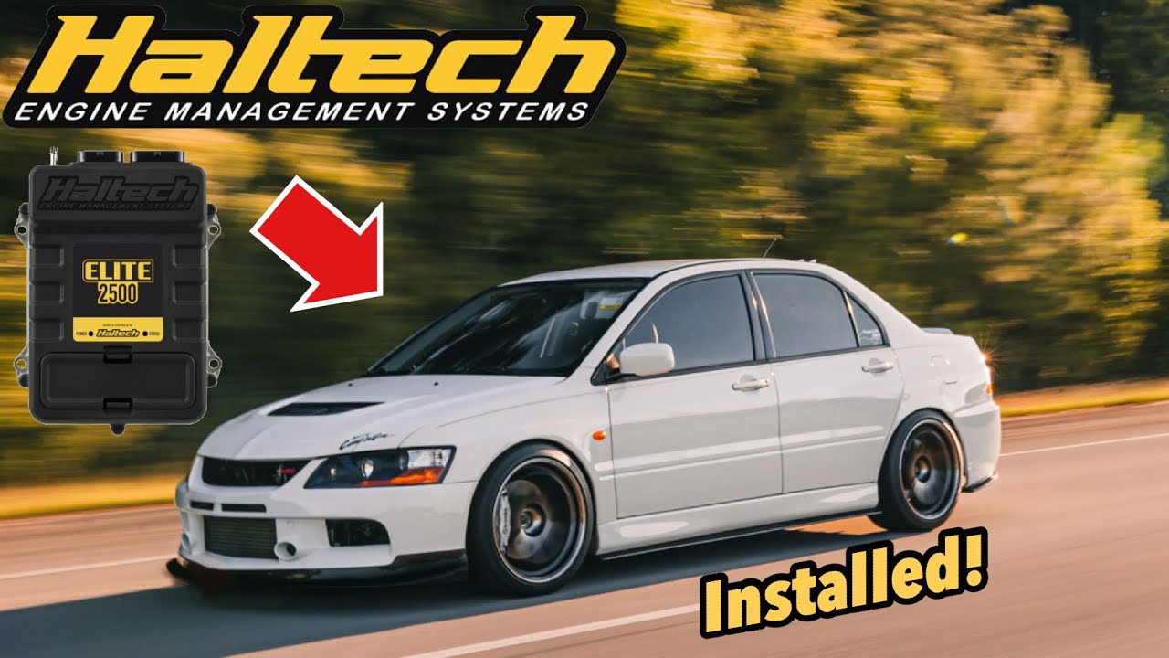 Haltech Elite 2500 установлен на моем Evo 9!