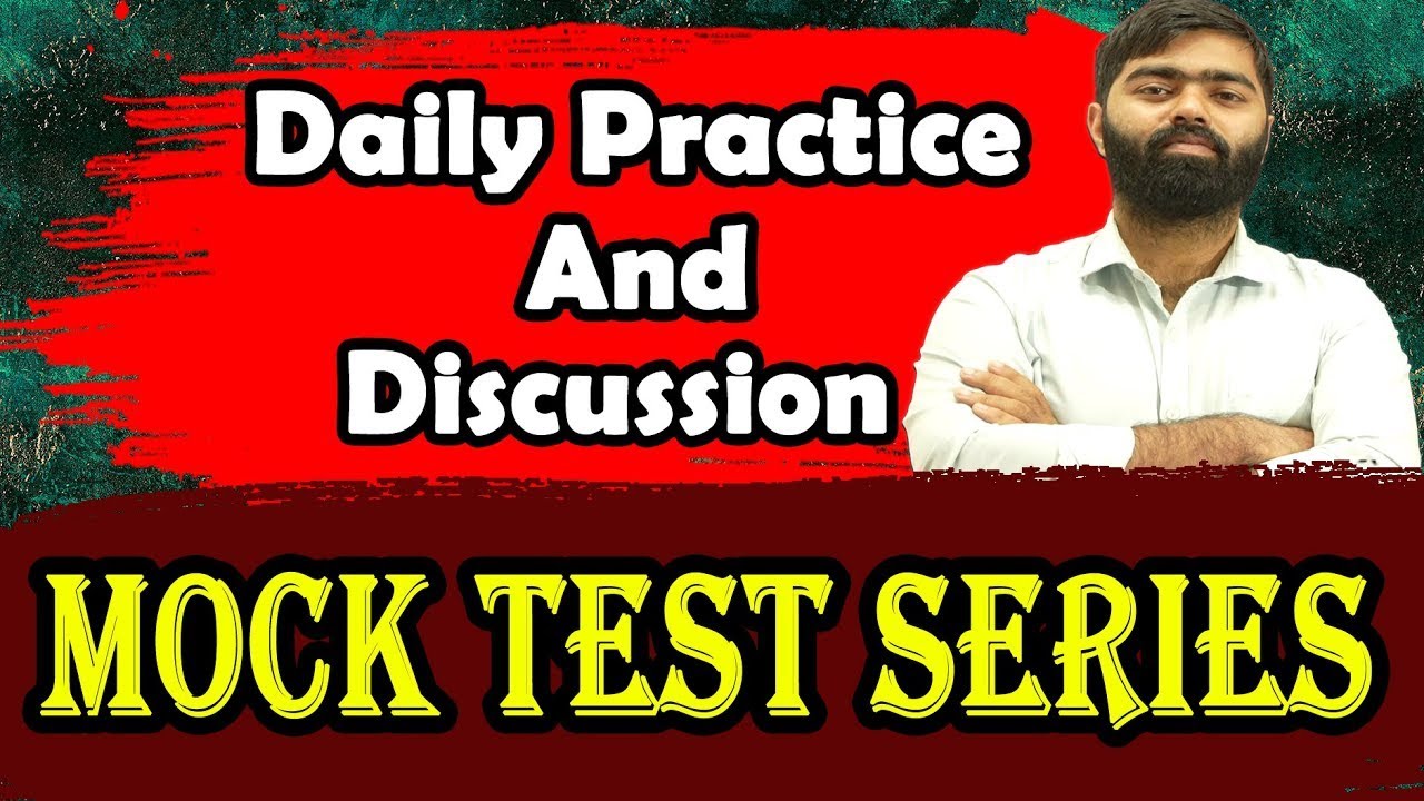Mock test series for All Competitive Exams