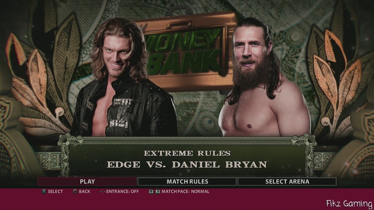 WWE 2K16 PS3 - Edge vs Daniel Bryan