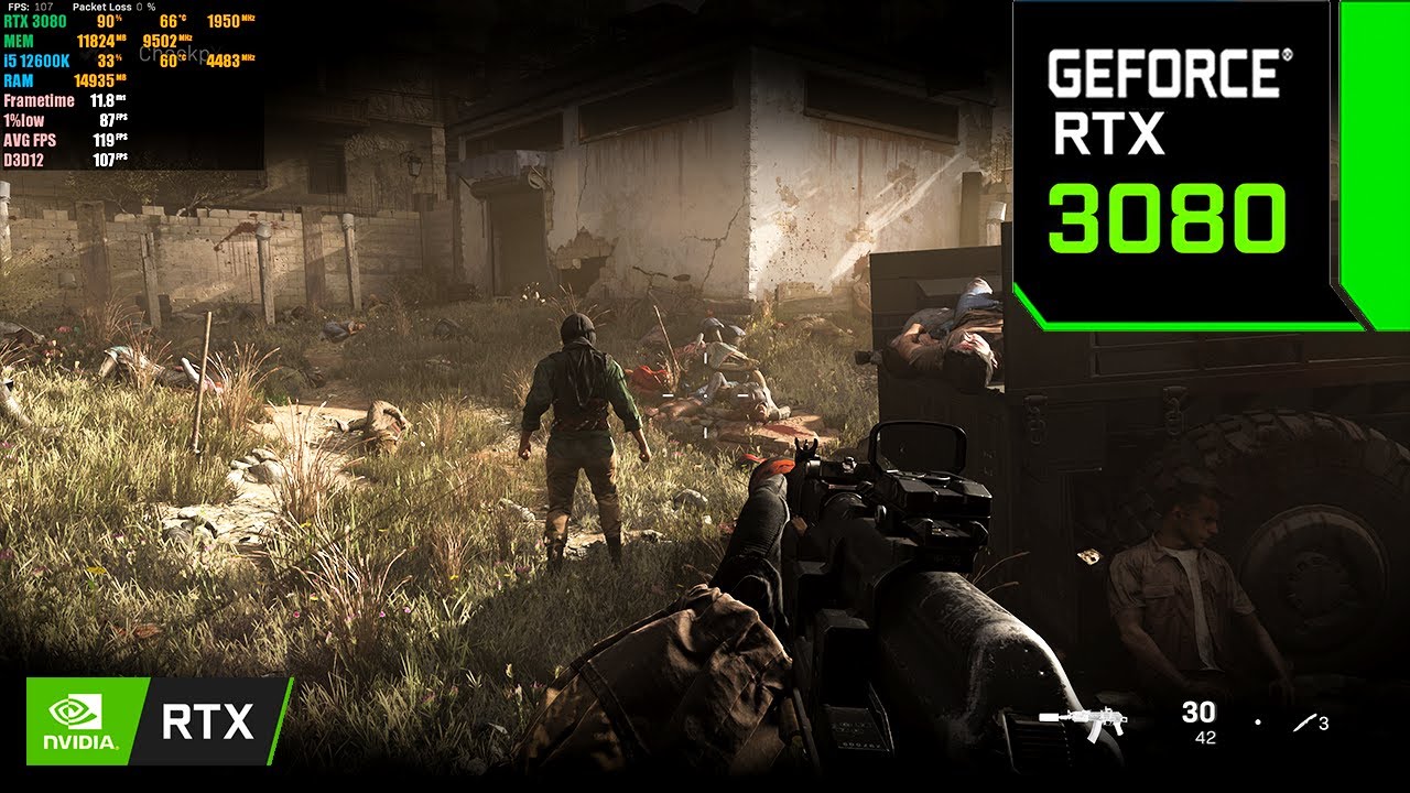 Call of Duty : Modern Warfare Embedded | RTX 3080 12GB ( 4K Maximum Settings RTX ON / DLSS Quality )