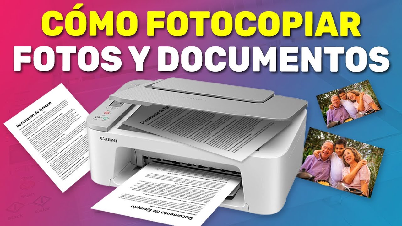 Cómo Fotocopiar Documentos y Fotos con Impresora Canon - Canon Pixma TS3420