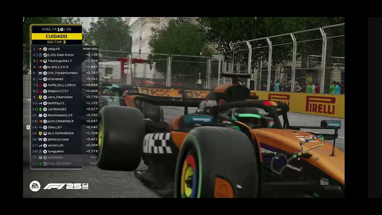 HIGHLIGHTS GP AZERBAIJAN🇦🇿 #13 T1 | ESPAÑOL | ASPHALT LEGACY SERIES | F1 25