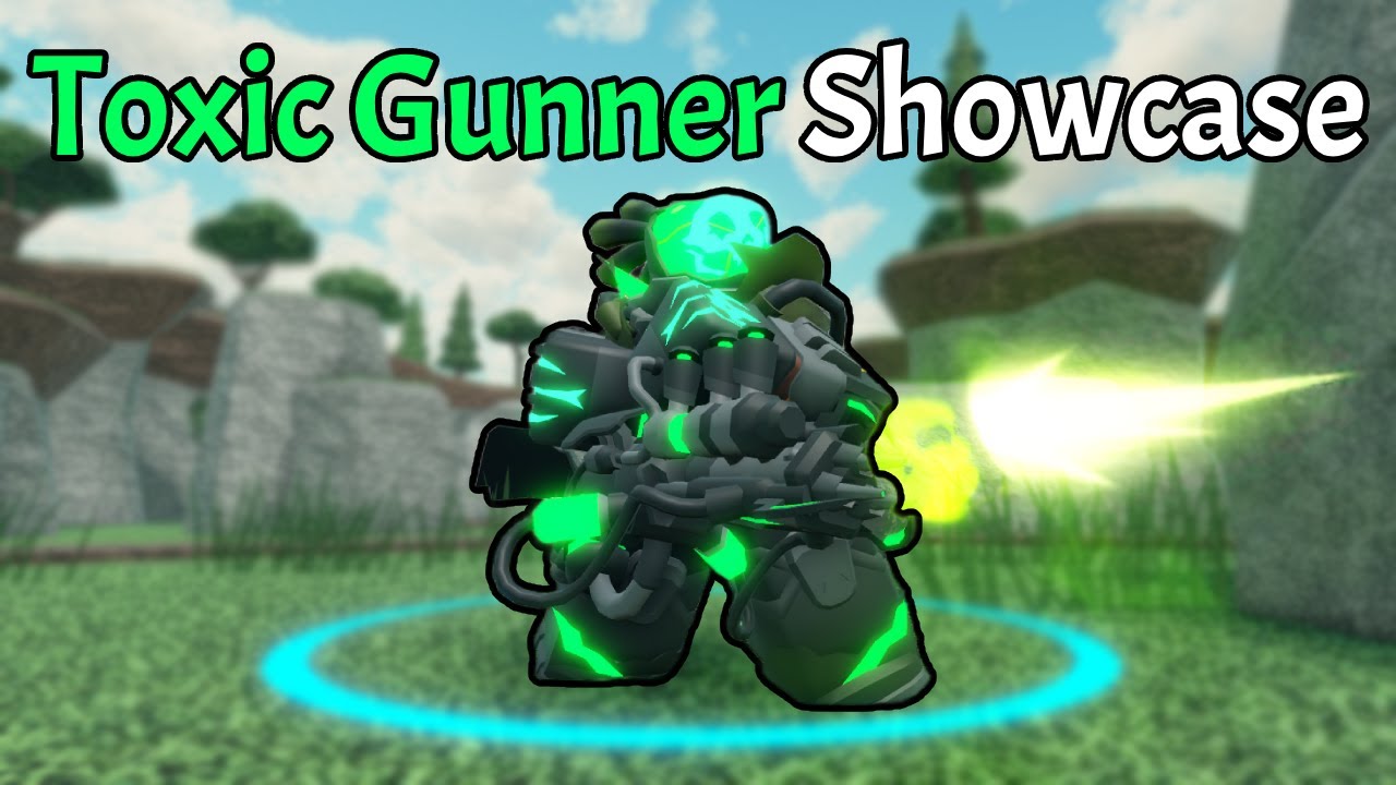 Toxic Gunner Review + Showcase - Roblox Tower Defense Simulator