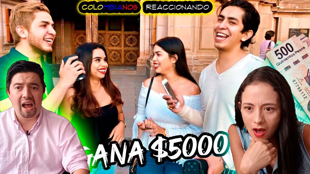 Reacción a ADIVINA LA CANCIÓN Y GANA $5000 | QUE BUENA MUSICA ESCUCHAN LOS MEXICANOS