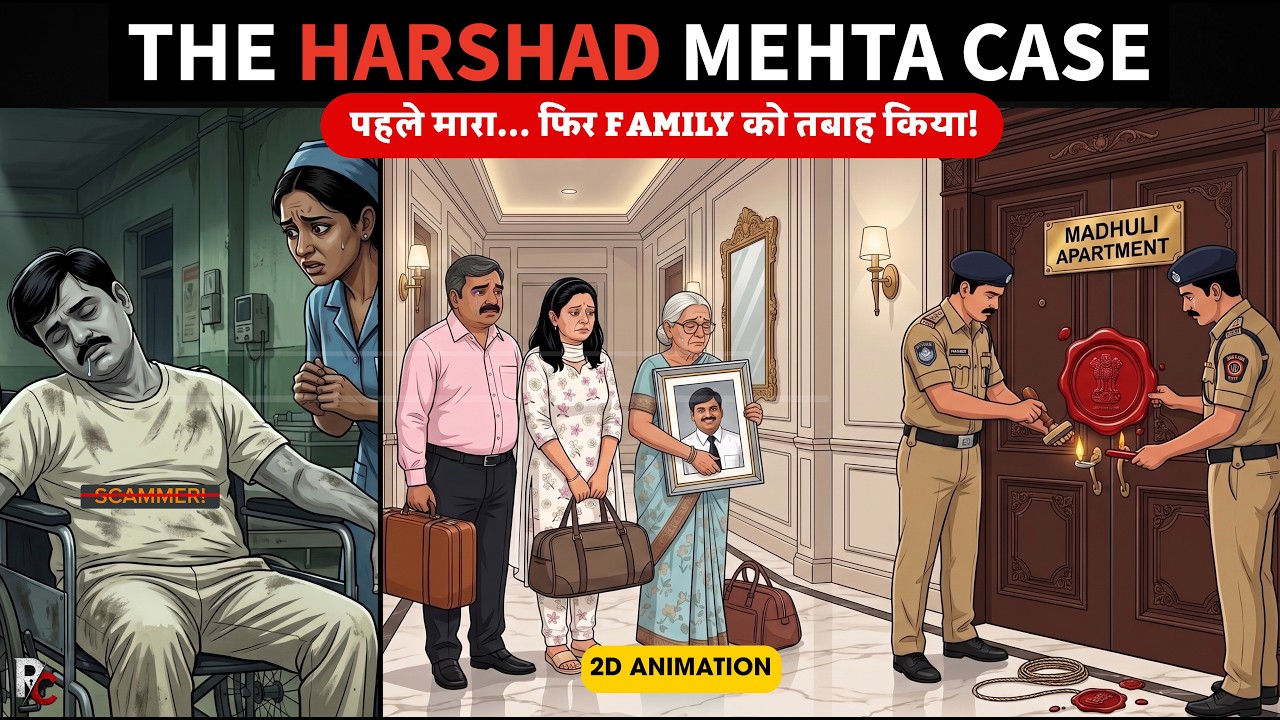 Harshad Mehta Death: 25 Saal Baad Family Ne Khola Raaz | 2d Animated Crime Story